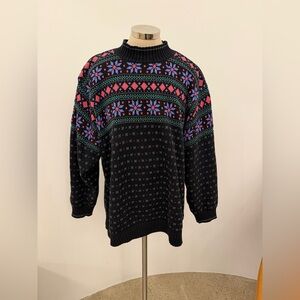 Amazing Vintage Liz Claiborne Cotton Sweater - so 90s!
